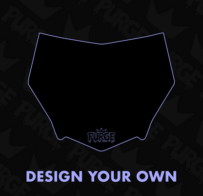 Custom MotoCutz Number Plate Decal (COLLECTIVE)